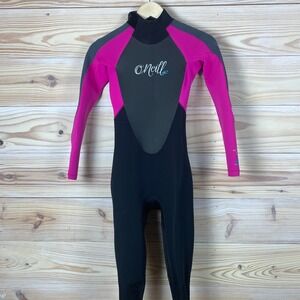 O'neill‎ Wetsuit Women 4 Pink Epic 3:2 GBS 100% Super Stretch Surf 4213